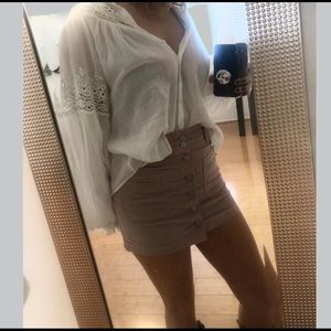 NWOT Free People Corduroy Mini